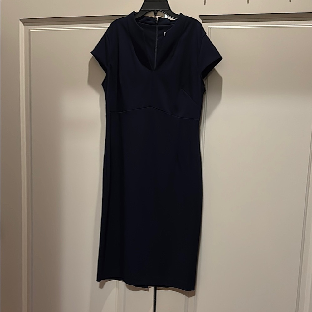 Elegant Navy Blue Women's Dress